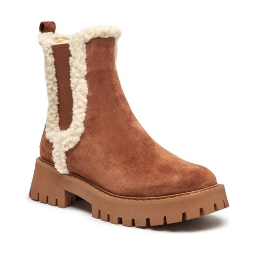 Michael Kors Skórzane sztyblety ASHER | shearling ze sklepu Gomez Fashion Store w kategorii Botki - zdjęcie 184300163