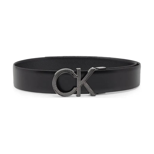 Calvin Klein Skórzany pasek ADJ/REV CK METAL DIAGONAL 35MM Calvin Klein 105 Gomez Fashion Store okazyjna cena