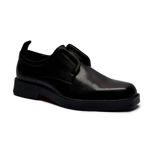 HUGO Skórzane derby Iker ze sklepu Gomez Fashion Store w kategorii Buty eleganckie męskie - zdjęcie 184300431