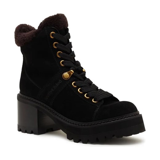 See By Chloé Skórzane botki ze sklepu Gomez Fashion Store w kategorii Botki - zdjęcie 184300441