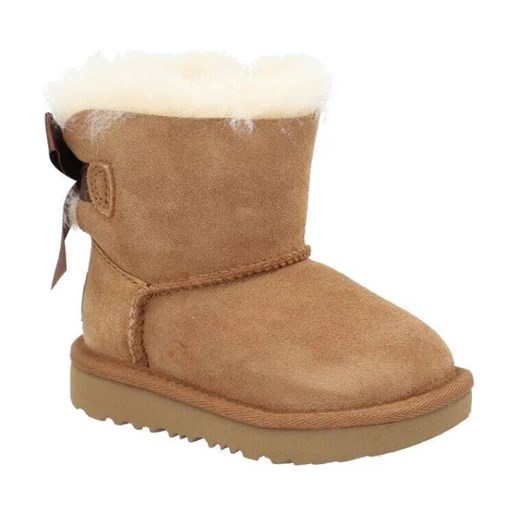 UGG Skórzane śniegowce T MINI BAILEY BOW II ze sklepu Gomez Fashion Store w kategorii Buty zimowe dziecięce - zdjęcie 184300444