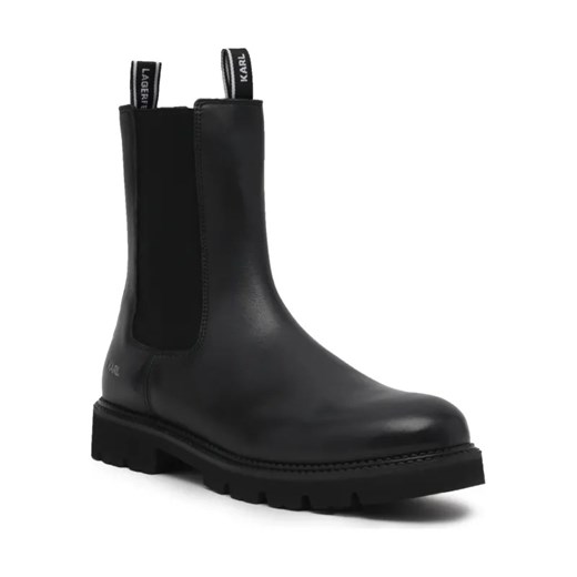 Karl Lagerfeld Skórzane sztyblety TROUPE MENS ze sklepu Gomez Fashion Store w kategorii Buty zimowe męskie - zdjęcie 184300482