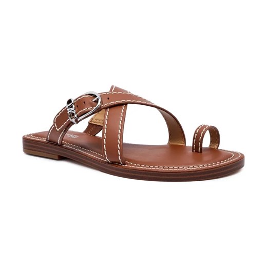 Michael Kors Skórzane klapki ASHTON ze sklepu Gomez Fashion Store w kategorii Klapki damskie - zdjęcie 184300522