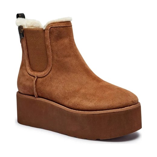 Guess Skórzane sztyblety JILAINE2 ze sklepu Gomez Fashion Store w kategorii Botki - zdjęcie 184300523