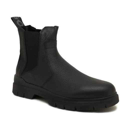 HUGO Skórzane sztyblety Ryan ze sklepu Gomez Fashion Store w kategorii Buty zimowe męskie - zdjęcie 184300601