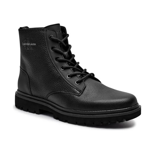 Calvin Klein Jeans Skórzane buty wysokie ze sklepu Gomez Fashion Store w kategorii Buty zimowe męskie - zdjęcie 184300621