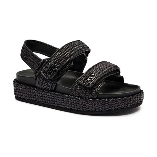 TORY BURCH Sandały KIRA | z dodatkiem skóry ze sklepu Gomez Fashion Store w kategorii Sandały damskie - zdjęcie 184300773