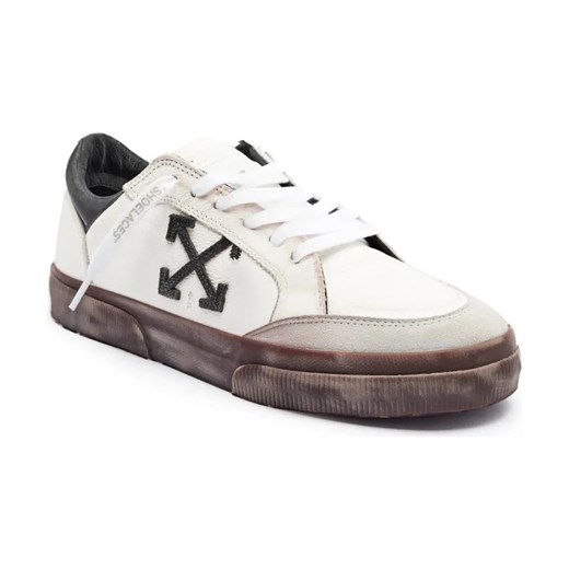 OFF-WHITE Skórzane sneakersy ze sklepu Gomez Fashion Store w kategorii Buty sportowe męskie - zdjęcie 184300794