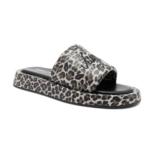 Marc Cain Klapki | z dodatkiem skóry ze sklepu Gomez Fashion Store w kategorii Klapki damskie - zdjęcie 184300824