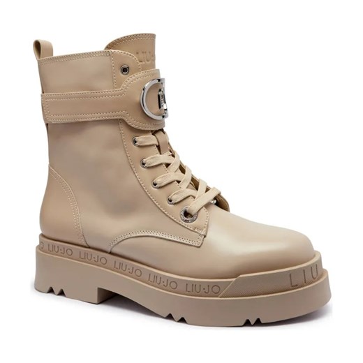 Liu Jo Skórzane botki LOVE 57 ze sklepu Gomez Fashion Store w kategorii Botki - zdjęcie 184300861