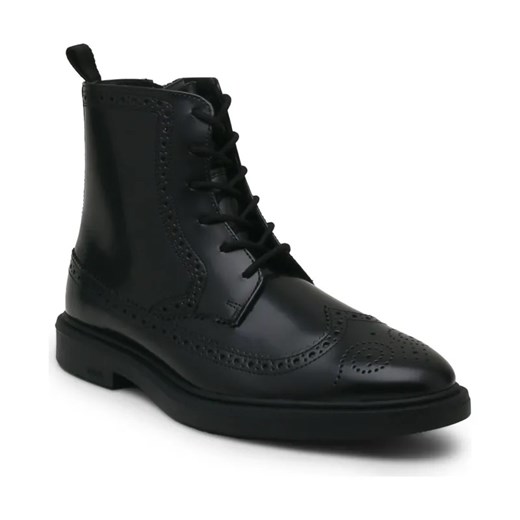 BOSS BLACK Skórzane buty Larry Halb brbu ze sklepu Gomez Fashion Store w kategorii Buty zimowe męskie - zdjęcie 184300910