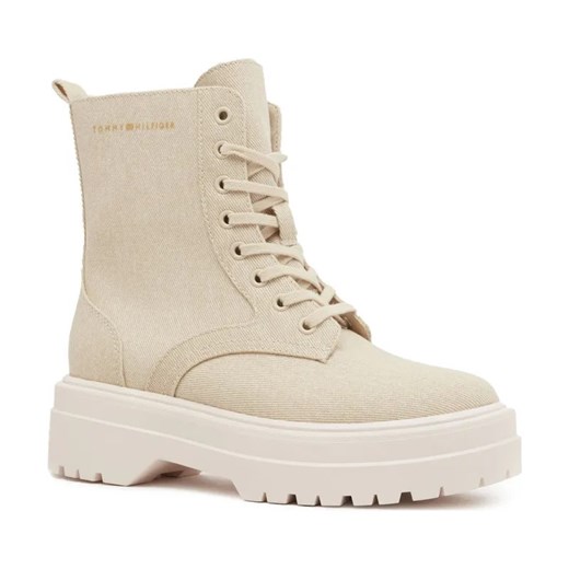 Tommy Hilfiger Botki FEMININE ESSENTIAL C, ACI | z dodatkiem skóry ze sklepu Gomez Fashion Store w kategorii Workery damskie - zdjęcie 184300912