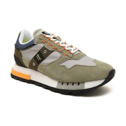 BLAUER Sneakersy Heron | z dodatkiem skóry ze sklepu Gomez Fashion Store w kategorii Buty sportowe męskie - zdjęcie 184300963