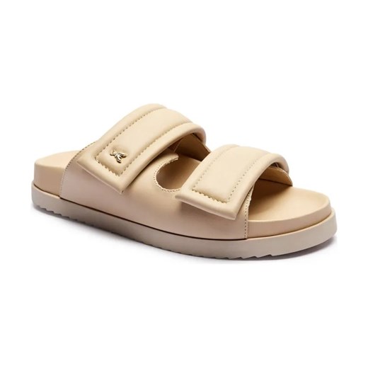 Patrizia Pepe Skórzane klapki ze sklepu Gomez Fashion Store w kategorii Klapki damskie - zdjęcie 184300972