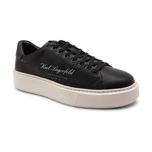 Karl Lagerfeld Skórzane trampki MAXI KUP Hotel Karl Lo Lace ze sklepu Gomez Fashion Store w kategorii Trampki męskie - zdjęcie 184300994