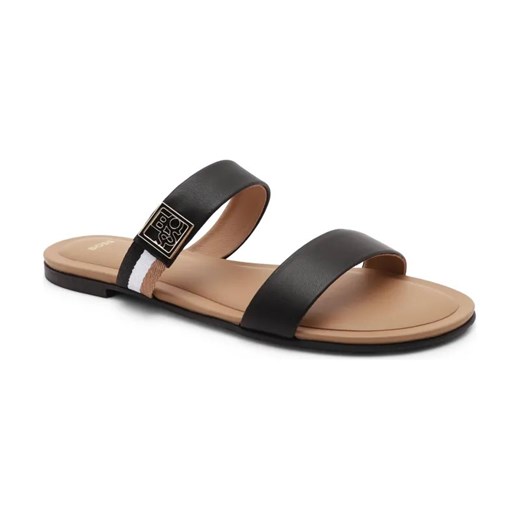 BOSS BLACK Skórzane klapki Millie ze sklepu Gomez Fashion Store w kategorii Klapki damskie - zdjęcie 184301034