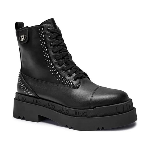 Liu Jo Skórzane botki LOVE 56 ze sklepu Gomez Fashion Store w kategorii Workery damskie - zdjęcie 184301043