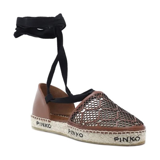 Pinko Skórzane espadryle ANGELICA Pinko 35 okazja Gomez Fashion Store
