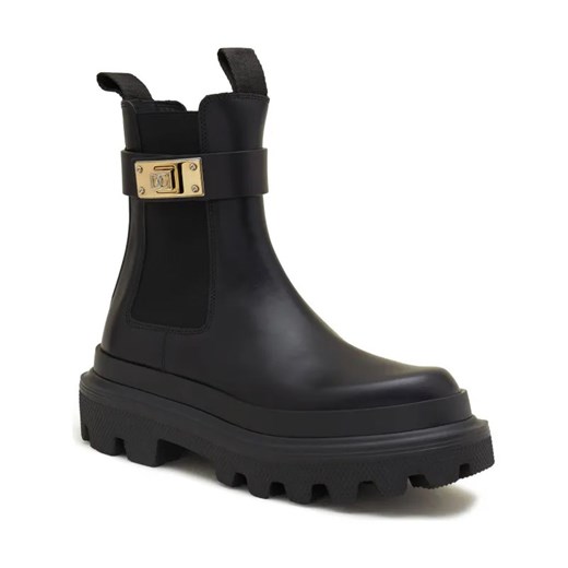 Dolce & Gabbana Skórzane sztyblety ze sklepu Gomez Fashion Store w kategorii Botki - zdjęcie 184301194