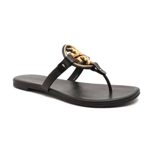 TORY BURCH Skórzane japonki Miller ze sklepu Gomez Fashion Store w kategorii Klapki damskie - zdjęcie 184301224