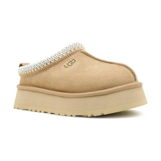 UGG Skórzane mule W TAZZ | z dodatkiem wełny ze sklepu Gomez Fashion Store w kategorii Śniegowce damskie - zdjęcie 184301234
