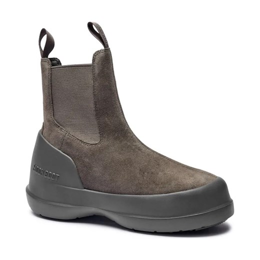 Moon Boot Skórzane sztyblety LUNA ze sklepu Gomez Fashion Store w kategorii Botki - zdjęcie 184301360