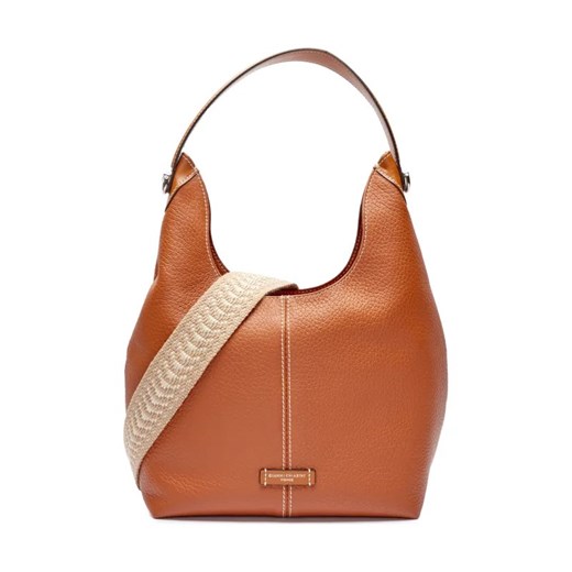 GIANNI CHIARINI Skórzane hobo Alessandra ze sklepu Gomez Fashion Store w kategorii Torebki hobo - zdjęcie 184301454