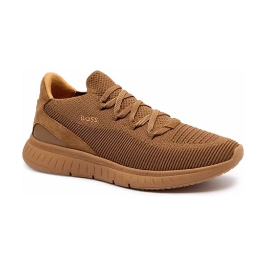 BOSS BLACK Sneakersy C TTNM_Slon_kn | z dodatkiem skóry ze sklepu Gomez Fashion Store w kategorii Buty sportowe męskie - zdjęcie 184301471