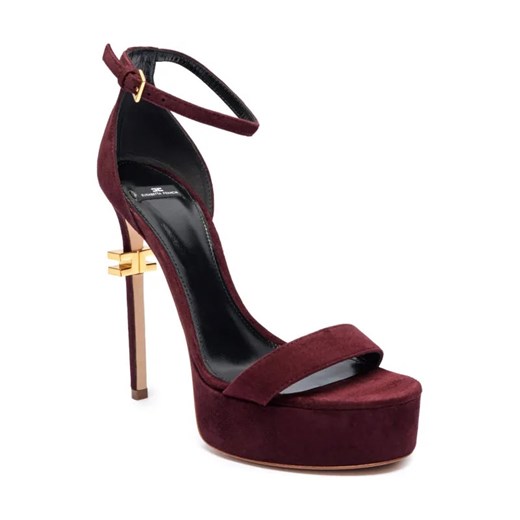 Elisabetta Franchi Skórzane sandały na szpilce ze sklepu Gomez Fashion Store w kategorii Sandały damskie - zdjęcie 184301472