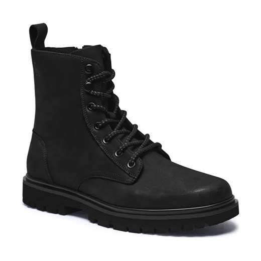 Calvin Klein Jeans Skórzane trapery REBELLIOUS ze sklepu Gomez Fashion Store w kategorii Buty zimowe męskie - zdjęcie 184301532
