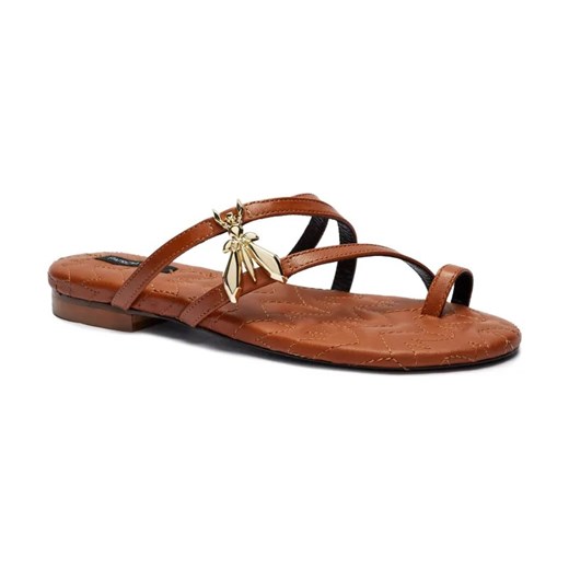 Patrizia Pepe Skórzane klapki ze sklepu Gomez Fashion Store w kategorii Klapki damskie - zdjęcie 184301584