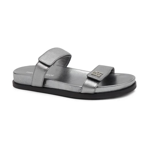 Emporio Armani Skórzane klapki ze sklepu Gomez Fashion Store w kategorii Klapki damskie - zdjęcie 184301642