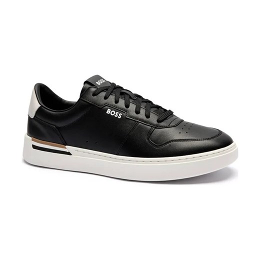BOSS BLACK Skórzane sneakersy Clint_Tenn_ltvpN ze sklepu Gomez Fashion Store w kategorii Buty sportowe męskie - zdjęcie 184301644
