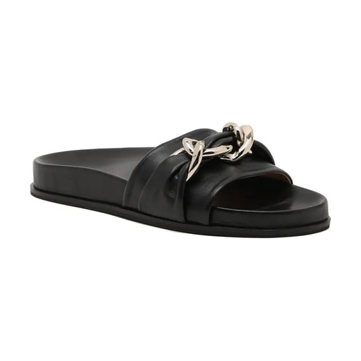 TWINSET Skórzane klapki CIABATTINA ze sklepu Gomez Fashion Store w kategorii Klapki damskie - zdjęcie 184301672