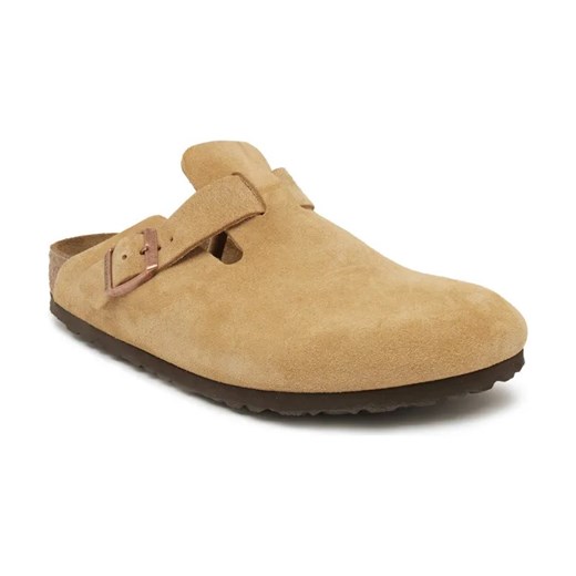 Birkenstock Mule Boston VL Latte ze sklepu Gomez Fashion Store w kategorii Klapki damskie - zdjęcie 184301814