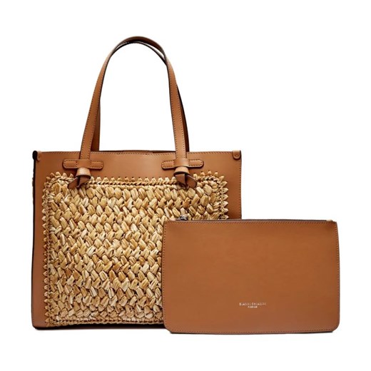 GIANNI CHIARINI Shopperka + saszetka MARCELLA | z dodatkiem skóry ze sklepu Gomez Fashion Store w kategorii Torby Shopper bag - zdjęcie 184301881