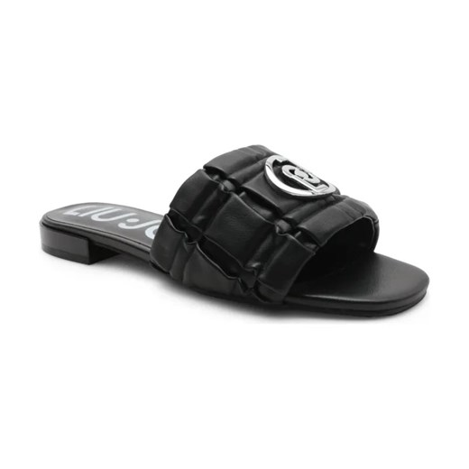Liu Jo Skórzane klapki ASTRA 35 - SLIPPER ze sklepu Gomez Fashion Store w kategorii Klapki damskie - zdjęcie 184301914