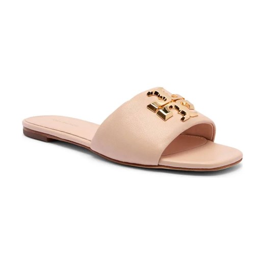 TORY BURCH Skórzane klapki ELEANOR ze sklepu Gomez Fashion Store w kategorii Klapki damskie - zdjęcie 184301981