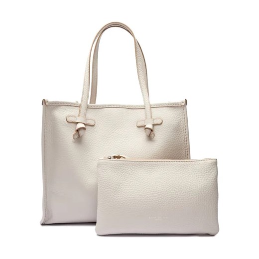 GIANNI CHIARINI Skórzana shopperka + saszetka Marcella ze sklepu Gomez Fashion Store w kategorii Torby Shopper bag - zdjęcie 184302001