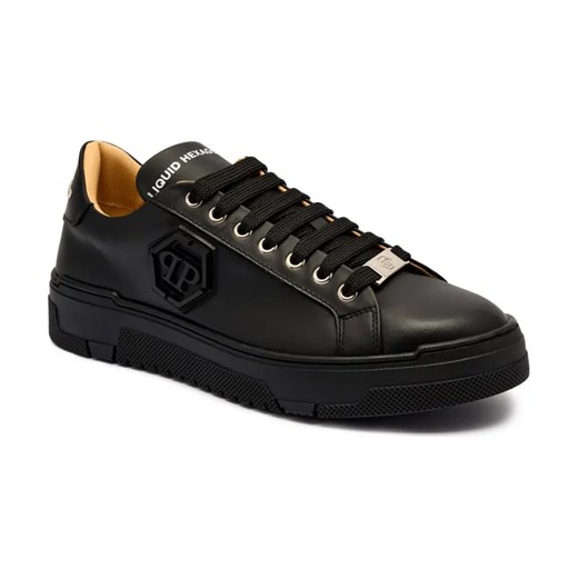 Philipp Plein Skórzane sneakersy Hexagon ze sklepu Gomez Fashion Store w kategorii Buty sportowe męskie - zdjęcie 184302010