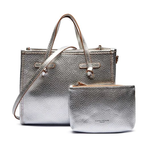 GIANNI CHIARINI Skórzana shopperka + saszetka MARCELLA ze sklepu Gomez Fashion Store w kategorii Torby Shopper bag - zdjęcie 184302014