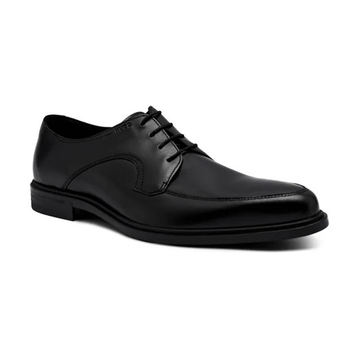 HUGO Skórzane derby Kerr Derb ze sklepu Gomez Fashion Store w kategorii Buty eleganckie męskie - zdjęcie 184302033