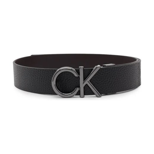 Calvin Klein Skórzany pasek ADJ/REV CK METAL BOMBE PB 35MM ze sklepu Gomez Fashion Store w kategorii Paski męskie - zdjęcie 184302194