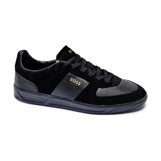 BOSS BLACK Skórzane sneakersy Brandon ze sklepu Gomez Fashion Store w kategorii Buty sportowe męskie - zdjęcie 184302222