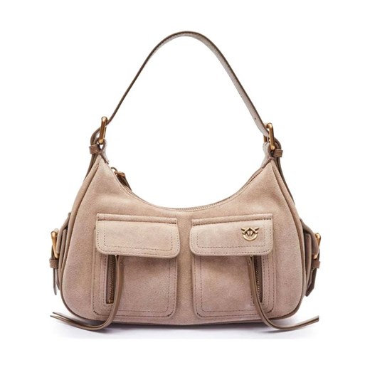 Pinko Skórzane hobo CARGO CLASSIC ze sklepu Gomez Fashion Store w kategorii Torebki hobo - zdjęcie 184302283