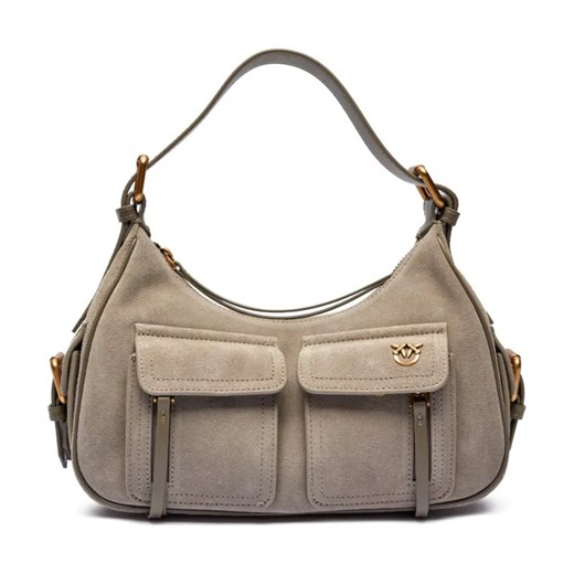 Pinko Skórzane hobo CARGO CLASSIC ze sklepu Gomez Fashion Store w kategorii Torebki hobo - zdjęcie 184302300