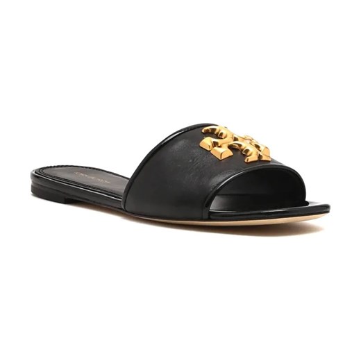 TORY BURCH Skórzane klapki Eleanor ze sklepu Gomez Fashion Store w kategorii Klapki damskie - zdjęcie 184302331