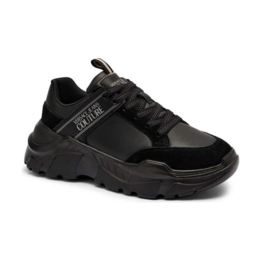 Versace Jeans Couture Sneakersy FONDO SPEEDTRACK DIS. SC2 | z dodatkiem skóry ze sklepu Gomez Fashion Store w kategorii Buty sportowe męskie - zdjęcie 184302354