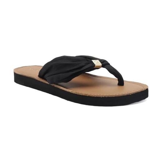 Tommy Hilfiger Japonki TH ELEVATED BEACH SANDAL | z dodatkiem skóry ze sklepu Gomez Fashion Store w kategorii Klapki damskie - zdjęcie 184302383