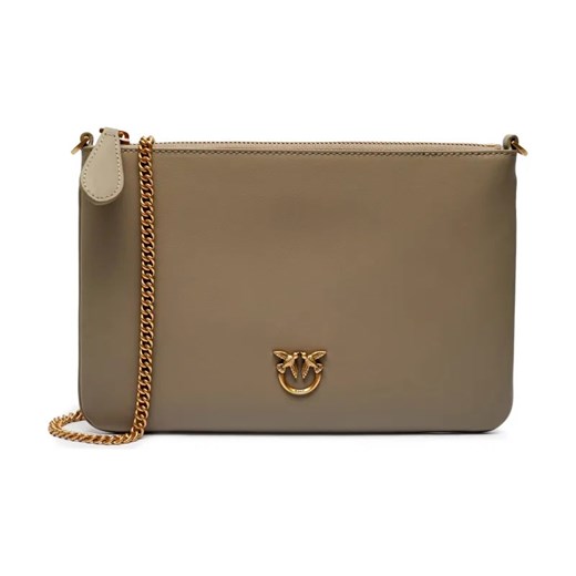 Pinko Skórzana kopertówka FLAT CLASSIC SETA ze sklepu Gomez Fashion Store w kategorii Kopertówki - zdjęcie 184302423